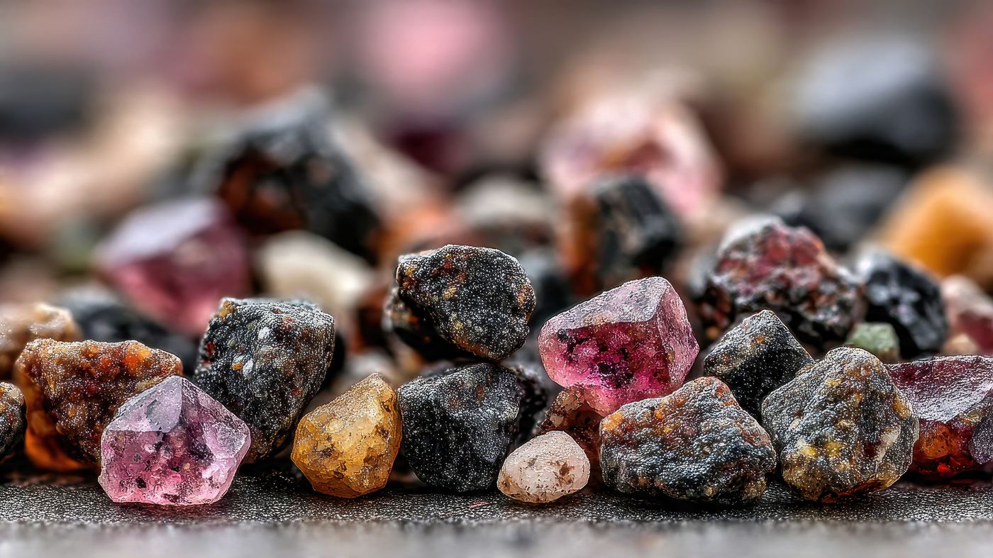 Industrial minerals and raw materials
